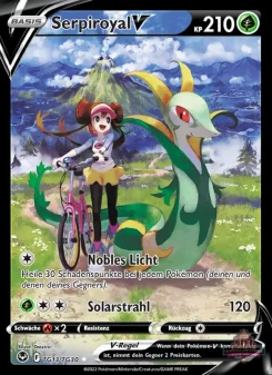Pokémon-Karte Serpiroyal V TG13