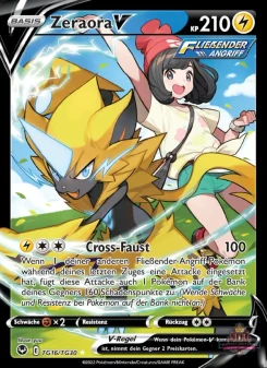 Pokémon-Karte Zeraora V TG16