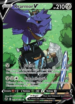 Pokémon-Karte Krarmor V TG18