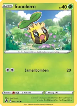 Pokémon-Karte Sonnkern 005/195