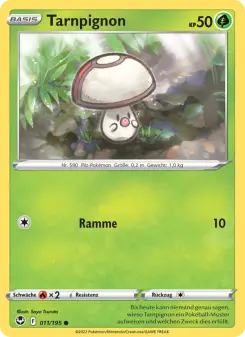 Pokémon-Karte Tarnpignon 011/195