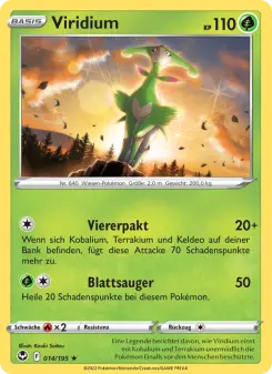 Pokémon-Karte Viridium 014/195
