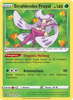 Pokémon-Karte Strahlendes Fruyal 016/195