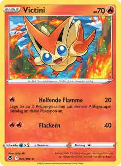 Pokémon-Karte Victini 023/195