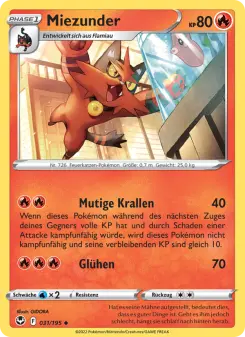 Pokémon-Karte Miezunder 031/195