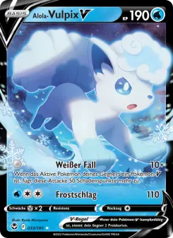 Pokémon-Karte Alola Vulpix-V 033/195