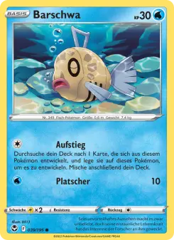 Pokémon-Karte Barschwa 039/195