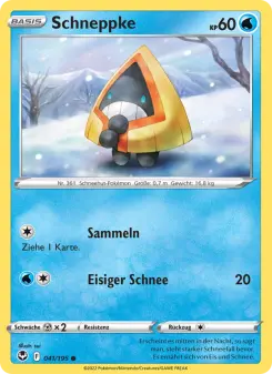 Pokémon-Karte Schneppke 041/195