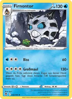 Pokémon-Karte Firnontor 042/195