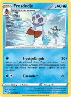 Pokémon-Karte Frosdedje 043/195