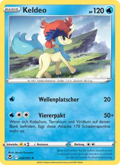 Pokémon-Karte Keldeo 046/195