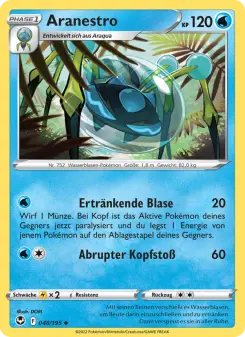 Pokémon-Karte Aranestro 048/195