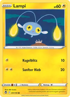 Pokémon-Karte Lampi 051/195