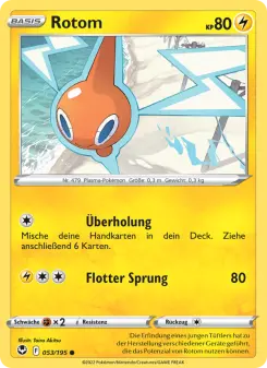 Pokémon-Karte Rotom 053/195