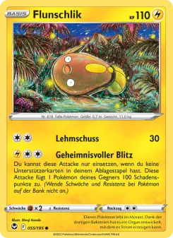 Pokémon-Karte Flunschlik 055/195