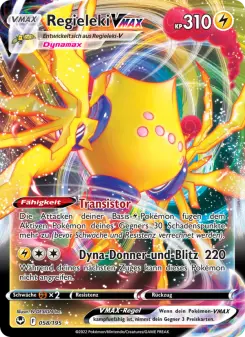 Pokémon-Karte Regieleki VMAX 058/195