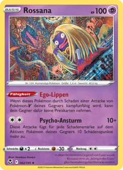 Pokémon-Karte Rossana 062/195
