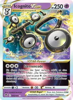 Pokémon-Karte Icognito VSTAR 066/195