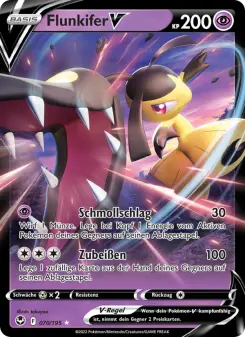 Pokémon-Karte Flunkifer V 070/195
