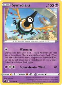 Pokémon-Karte Symvolara 075/195