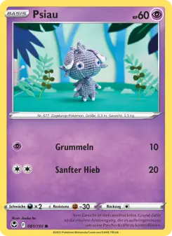Pokémon-Karte Psiau 081/195