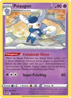 Pokémon-Karte Psiaugon 082/195