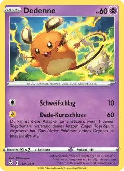 Pokémon-Karte Dedenne 085/195