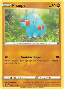 Pokémon-Karte Phanpy 091/195