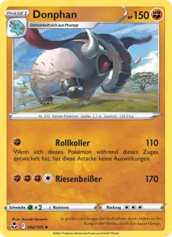 Pokémon-Karte Donphan 092/195