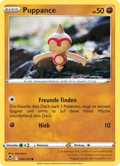 Pokémon-Karte Puppance 093/195