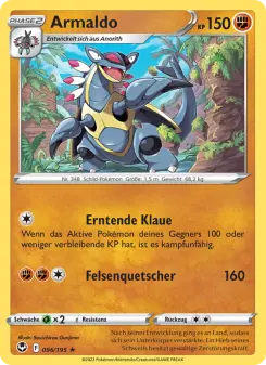 Pokémon-Karte Armaldo 096/195