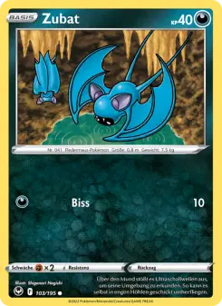 Pokémon-Karte Zubat 103/195