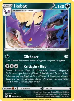 Pokémon-Karte Iksbat 105/195