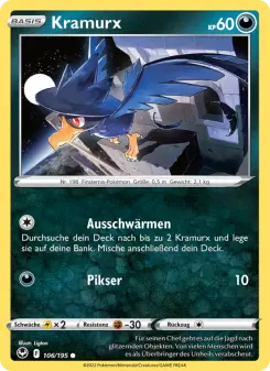 Pokémon-Karte Kramurx 106/195