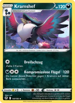 Pokémon-Karte Kramshef 107/195