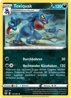 Pokémon-Karte Toxiquak 110/195