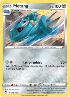 Pokémon-Karte Metang 118/195