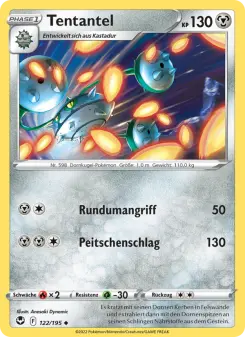 Pokémon-Karte Tentantel 122/195