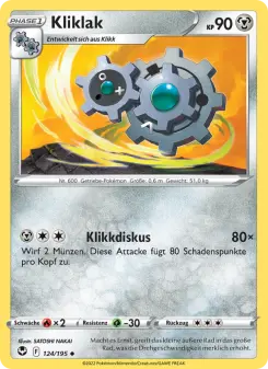 Pokémon-Karte Kliklak 124/195