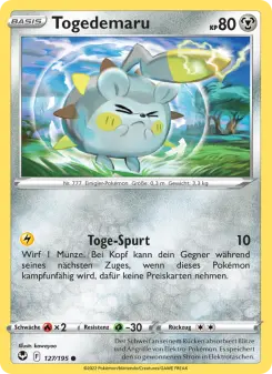 Pokémon-Karte Togedemaru 127/195