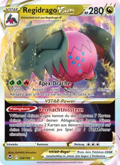 Pokémon-Karte Regidrago VSTAR 136/195