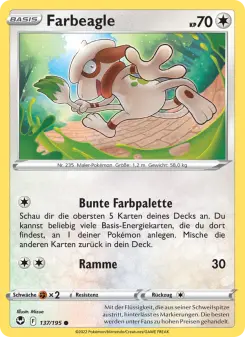 Pokémon-Karte Farbeagle 137/195