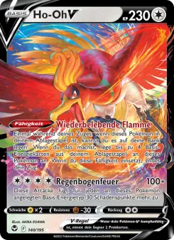 Pokémon-Karte Ho-Oh V 140/195