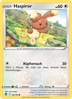 Pokémon-Karte Haspiror 144/195