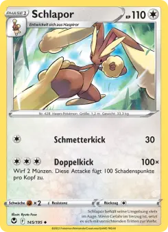 Pokémon-Karte Schlapor 145/195