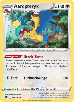 Pokémon-Karte Aeropteryx 147/195