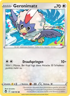 Pokémon-Karte Geronimatz 148/195