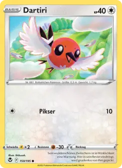 Pokémon-Karte Dartiri 150/195