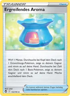 Pokémon-Karte Ergreifendes Aroma 153/195