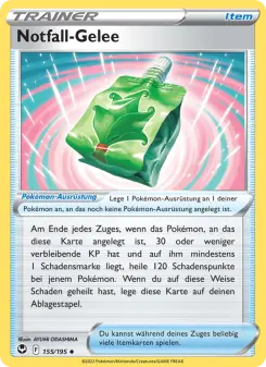 Pokémon-Karte Notfall-Gelee 155/195